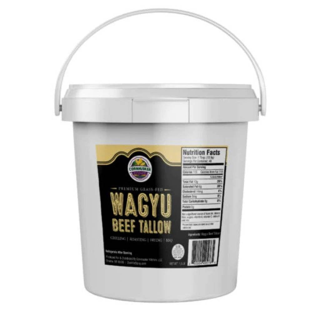 Premium Rendered Wagyu Beef Tallow Tub 1.5lbs