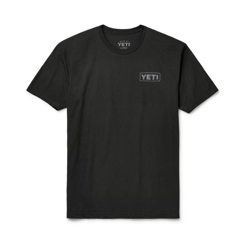 Mountain Badge Short Sleeve T-Shirt Wicker Land Patio Calgary