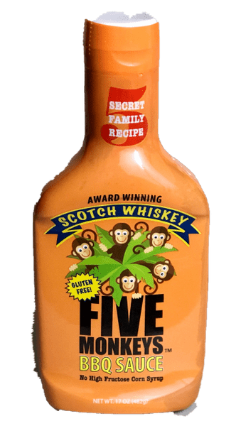 Five Monkeys BBQ Sauce Five Monkeys Scotch Whiskey BBQ Sauce