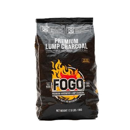 FOGO Charcoal, Pellets & Hardwood FOGO Premium Lump Charcoal (Black Bag) 17.6lbs)