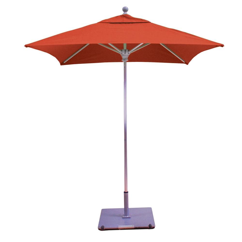 Galtech Market Umbella Jockey Red 762 6' X 6' DELUXE COMMERCIAL USE SQUARE