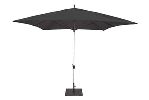 Galtech Market Umbrella Canvas Black & Black Frame 10' x 10' Galtech Auto-Tilt Market Umbrellas - 799 Model