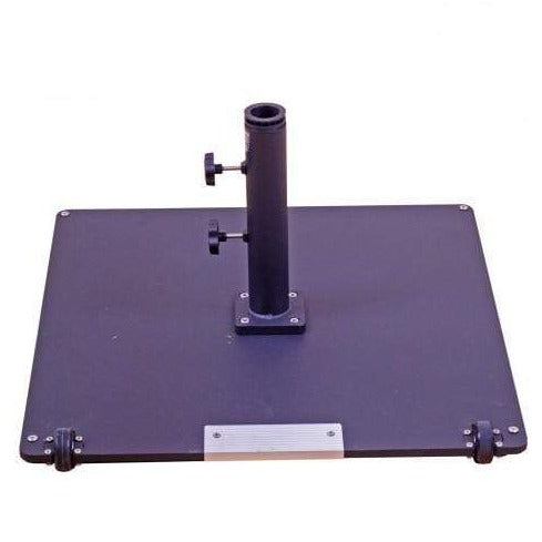 Galtech Umbrella Bases 95Lbs Umbrella Base with Wheels Black