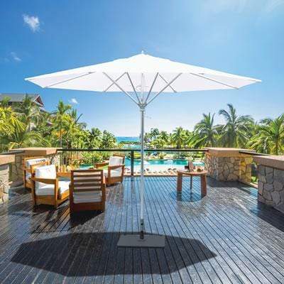 Galtech Umbrellas Umbrellas 781 11' Deluxe Commercial Use Flat Profile Market Umbrella