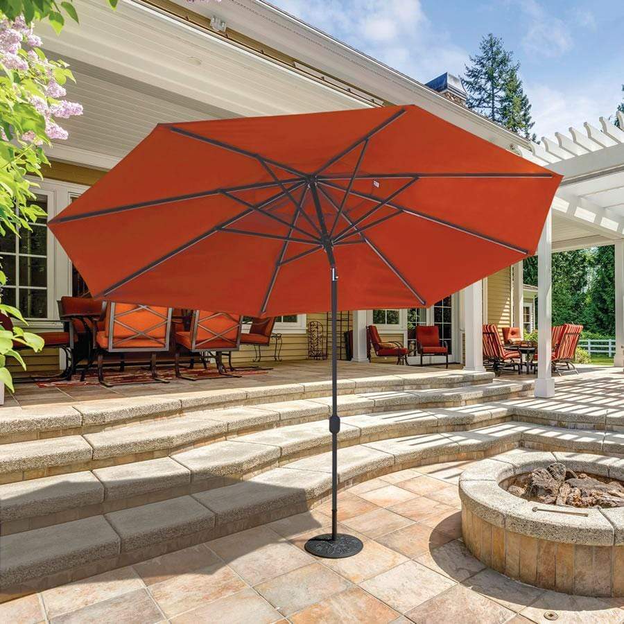 Galtech Umbrellas Umbrellas 8' x 11' Oval Galtech Auto-Tilt Market Umbrellas - 779 Model