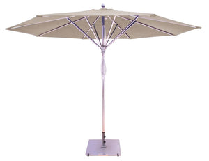 Galtech Umbrellas Umbrellas Antique Beige 781 11' Deluxe Commercial Use Flat Profile Market Umbrella