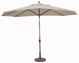 Galtech Umbrellas Umbrellas Antique Beige 8' x 11' Oval Galtech Auto-Tilt Market Umbrellas - 779 Model