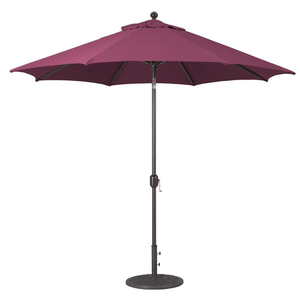 Galtech Umbrellas Umbrellas Burgundy 9' Galtech Auto-Tilt Market Umbrellas - 737 Model