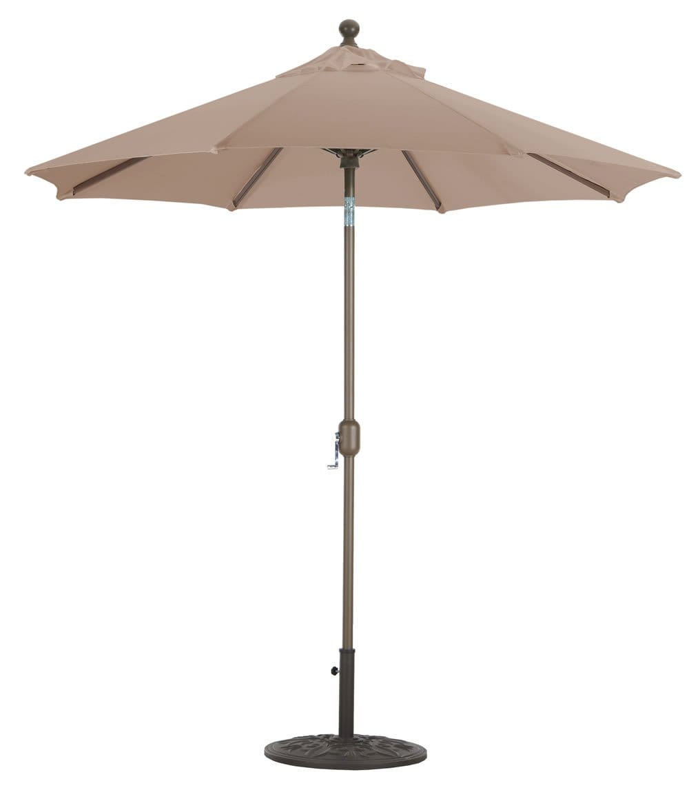 Galtech Umbrellas Umbrellas Canvas Cocoa 7.5' Galtech Auto-Tilt Market Umbrellas - 727 Model