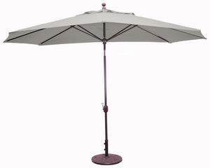 Galtech Umbrellas Umbrellas Canvas Taupe 8' x 11' Oval Galtech Auto-Tilt Market Umbrellas - 779 Model