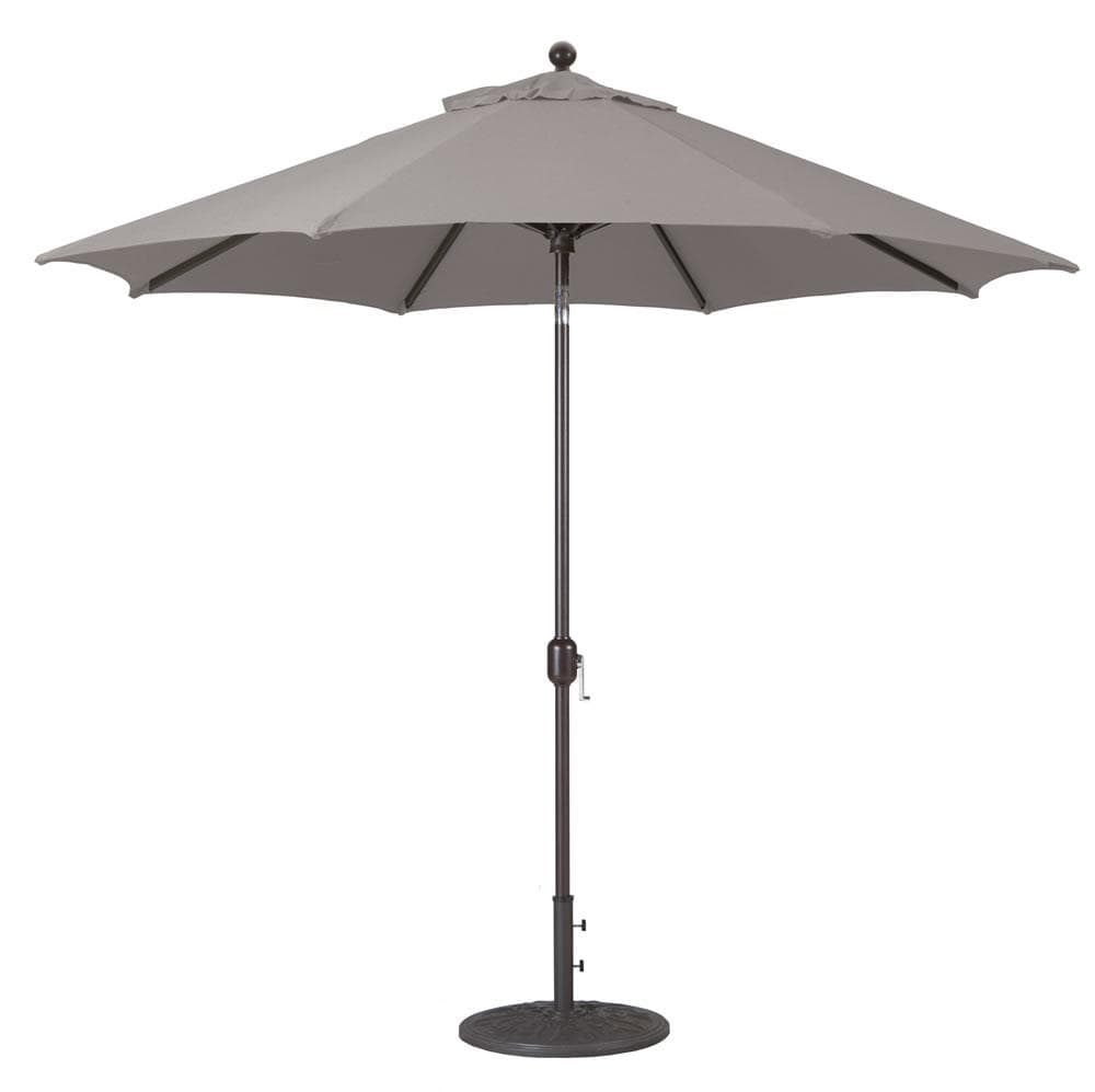 Galtech Umbrellas Umbrellas Canvas Taupe 9' Galtech Auto-Tilt Market Umbrellas - 737 Model