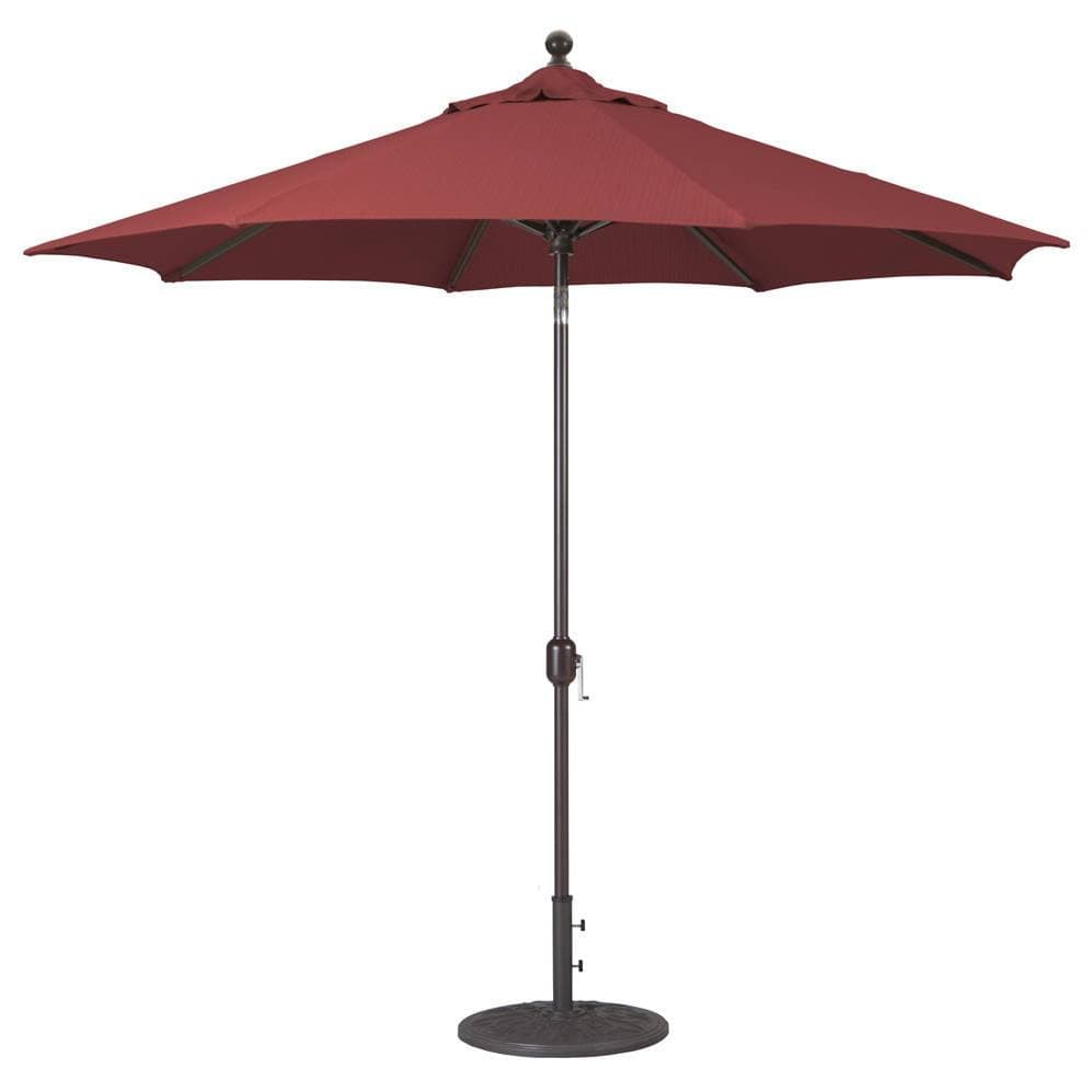 Galtech Umbrellas Umbrellas Crimson Dupione 9' Galtech Auto-Tilt Market Umbrellas - 737 Model