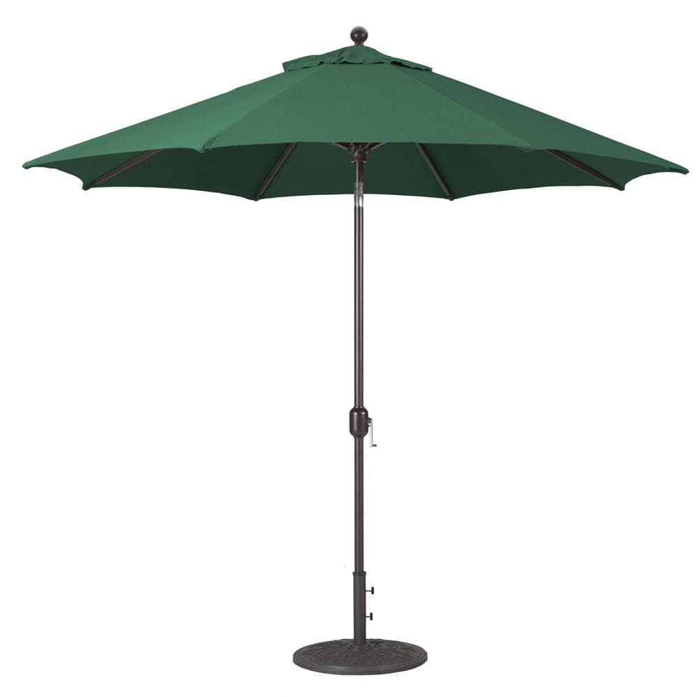 Galtech Umbrellas Umbrellas Forest Green 9' Galtech Auto-Tilt Market Umbrellas - 737 Model