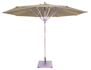 Galtech Umbrellas Umbrellas Heater Beige 781 11' Deluxe Commercial Use Flat Profile Market Umbrella