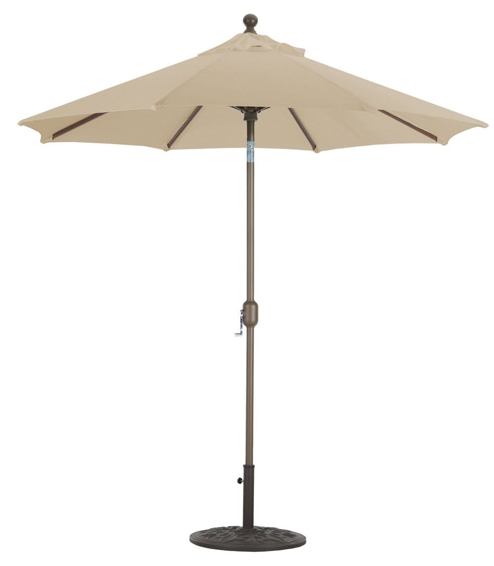 Galtech Umbrellas Umbrellas Heather Beige 7.5' Galtech Auto-Tilt Market Umbrellas - 727 Model