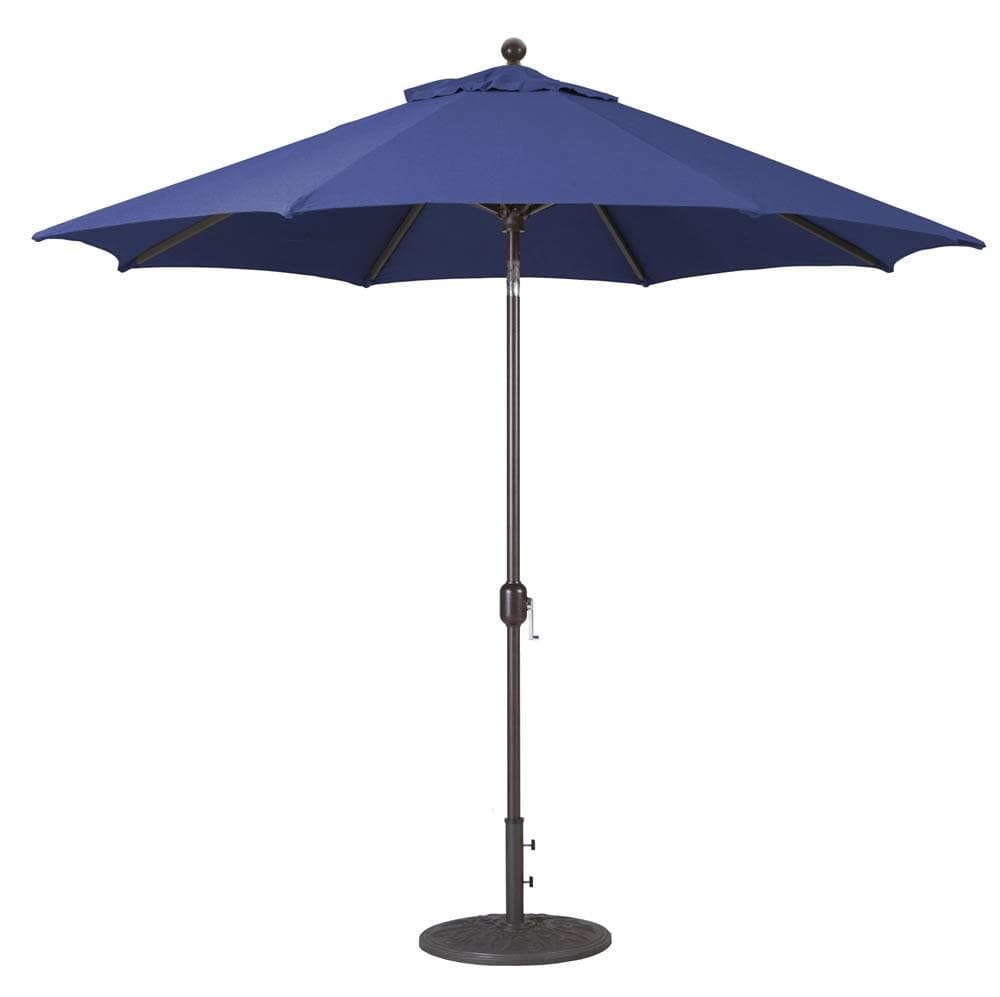 Galtech Umbrellas Umbrellas Navy 9' Galtech Auto-Tilt Market Umbrellas - 737 Model