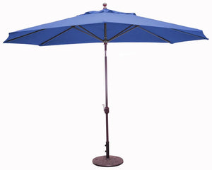 Galtech Umbrellas Umbrellas Pacific Blue 8' x 11' Oval Galtech Auto-Tilt Market Umbrellas - 779 Model
