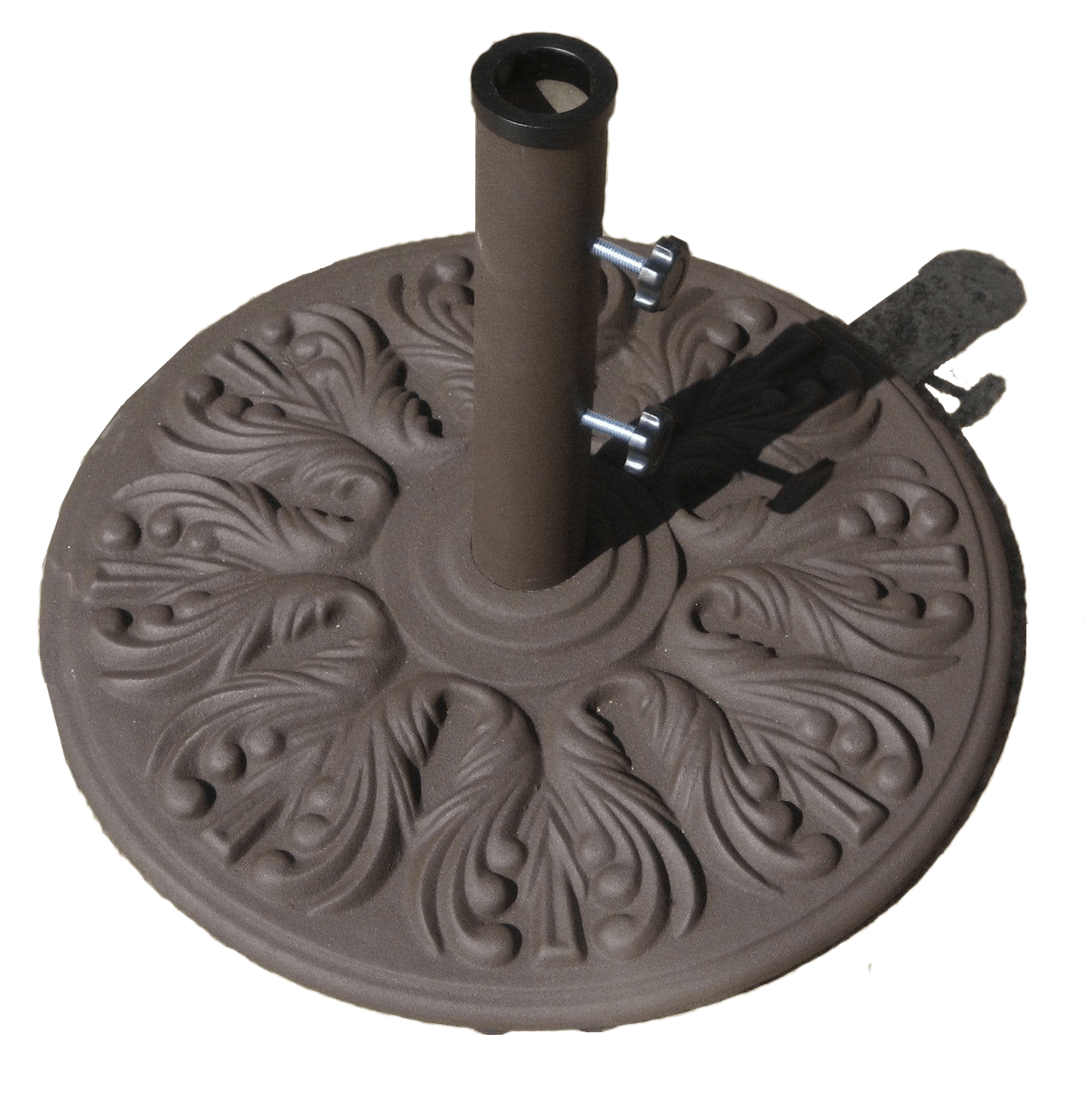 Umbrella Base 40Lb Cast Iron Black Wicker Land Patio Calgary Kelowna