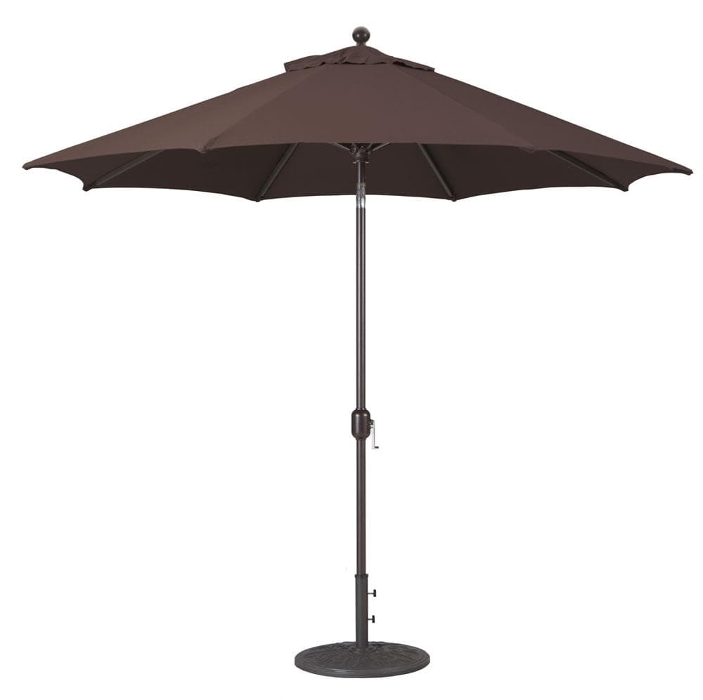 Galtech Umbrellas Umbrellas Walnut Brown 9' Galtech Auto-Tilt Market Umbrellas - 737 Model