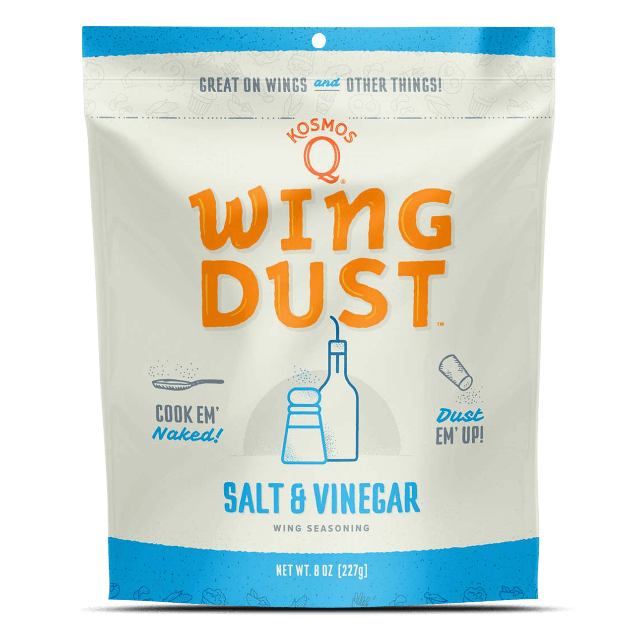 Kosmos Q Wing Dust Varity Pack (Honey BBQ, Garlic Parm, Lemon
