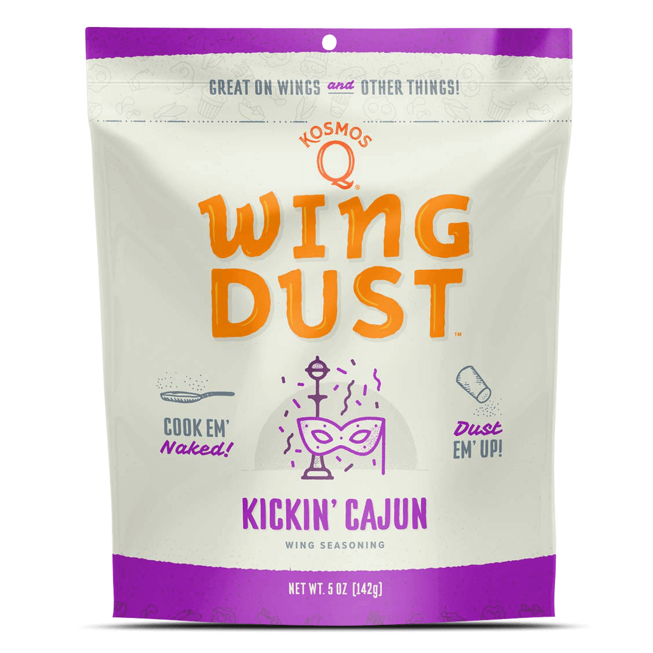 KosmosQ Barbecue Wing Dust Kickin' Cajun