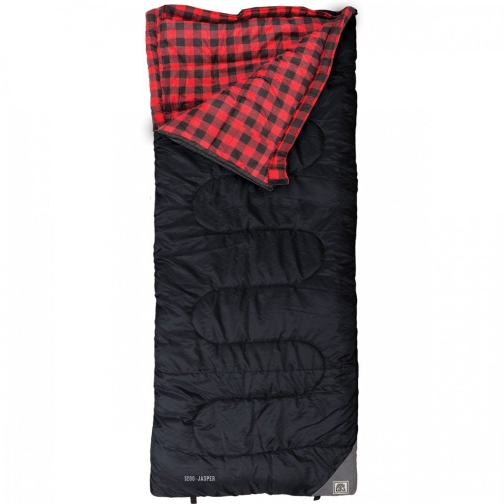 Kuma Outdoor Gear Camp Accessories Jasper Sleeping Bag - Black/Red
