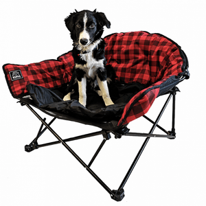 Kuma Outdoor Gear Camp Accessories Lazy Bear Dog Bed - Red Plaid
