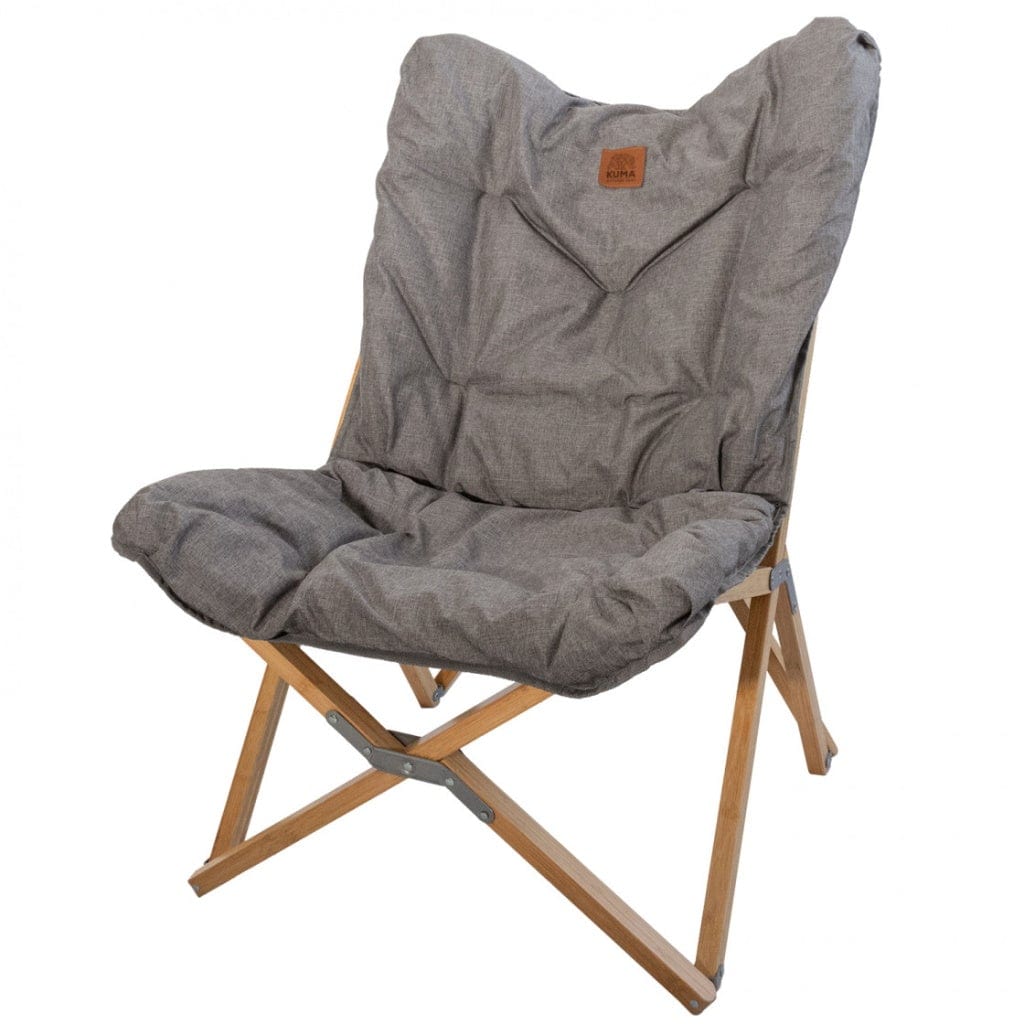 Kuma Outdoor Gear Furniture - Chairs Yoho Bamboo Butterfly Chair - Heather Grey - New