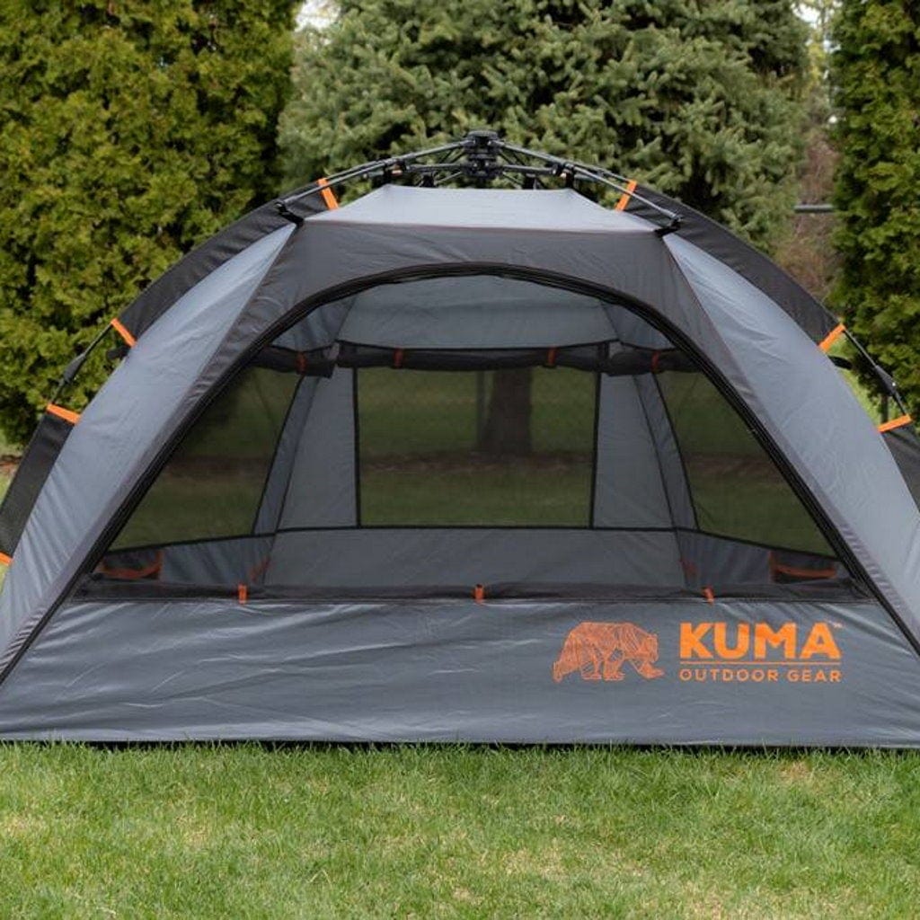 Kuma Outdoor Gear Tent & Gazebo Keep It Cool Instant Shelter- Graphite/Orange