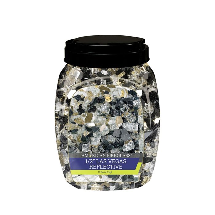 1/2" Reflective Fire Glass 10 lbs