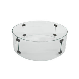 O.W. Lee Tempered Glass Fire Pit Burner Guard 19" DIA