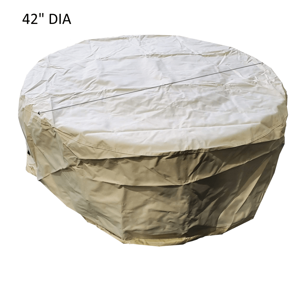 O.W. Lee Fabric Fire Pit Cover 42" Diameter Wicker Land Patio