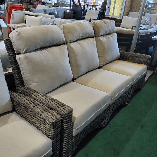 Ventura High Back Sofa Wicker Land Patio Calgary Kelowna Victoria