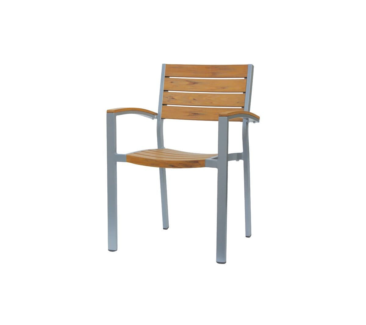 Ratana Dining Teak New Mirage Stacking Arm Chair