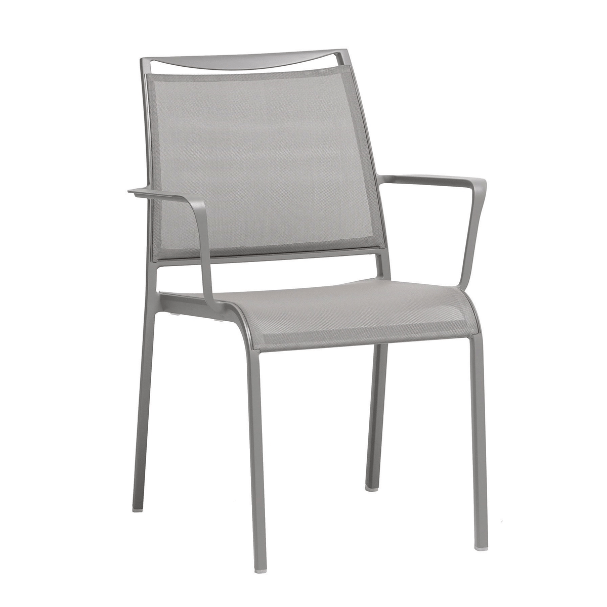 Ratana Furniture - Dining Grey Ratana Como Dining Arm Chair