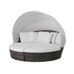 Ratana Furniture - Loungers & Daybeds Coral Gables All Weather Daybed w/Canopy