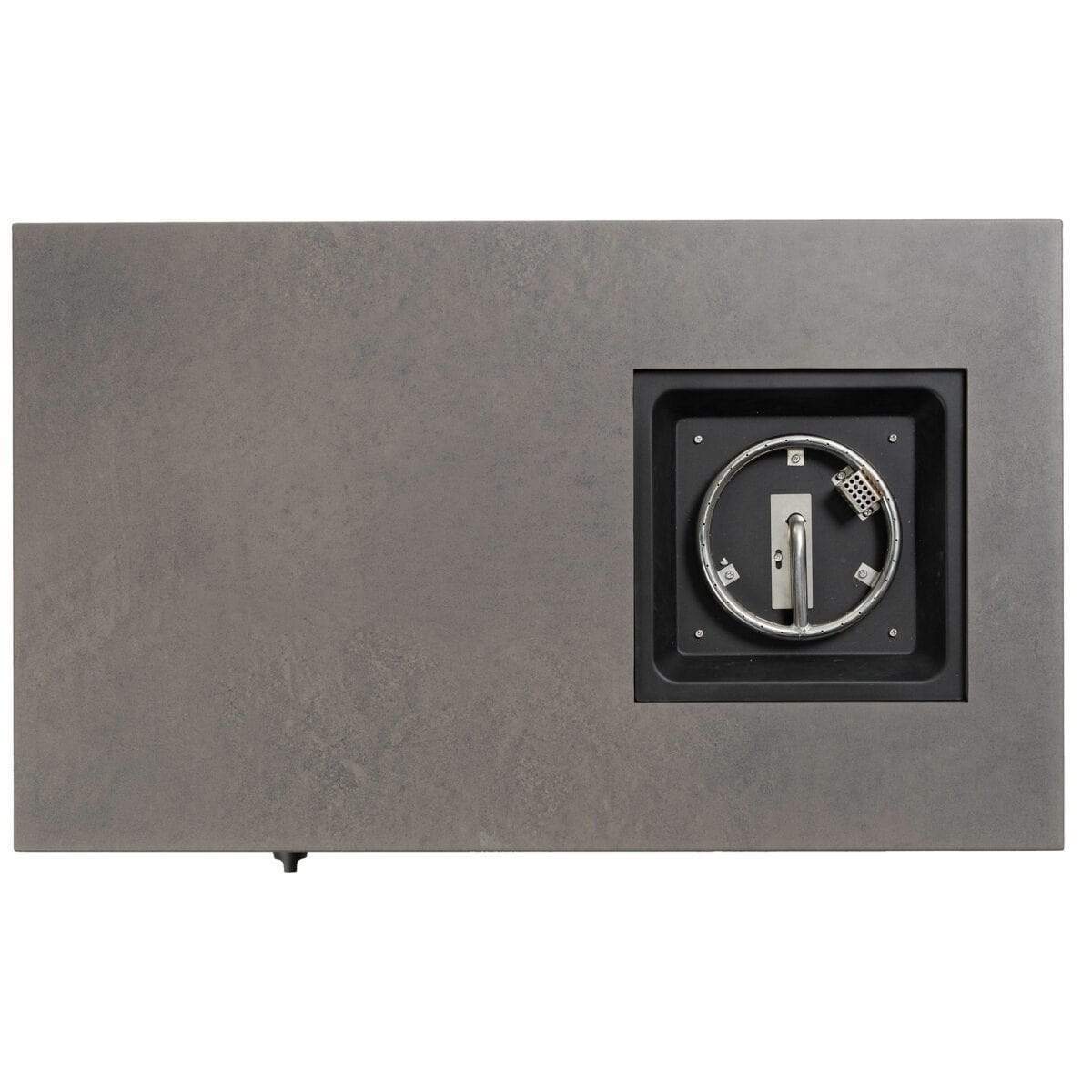 Ratana Heaters & Fire Tables Fiamma 50" x 30" x 20"h Rectangle Fire Pit w/Lid