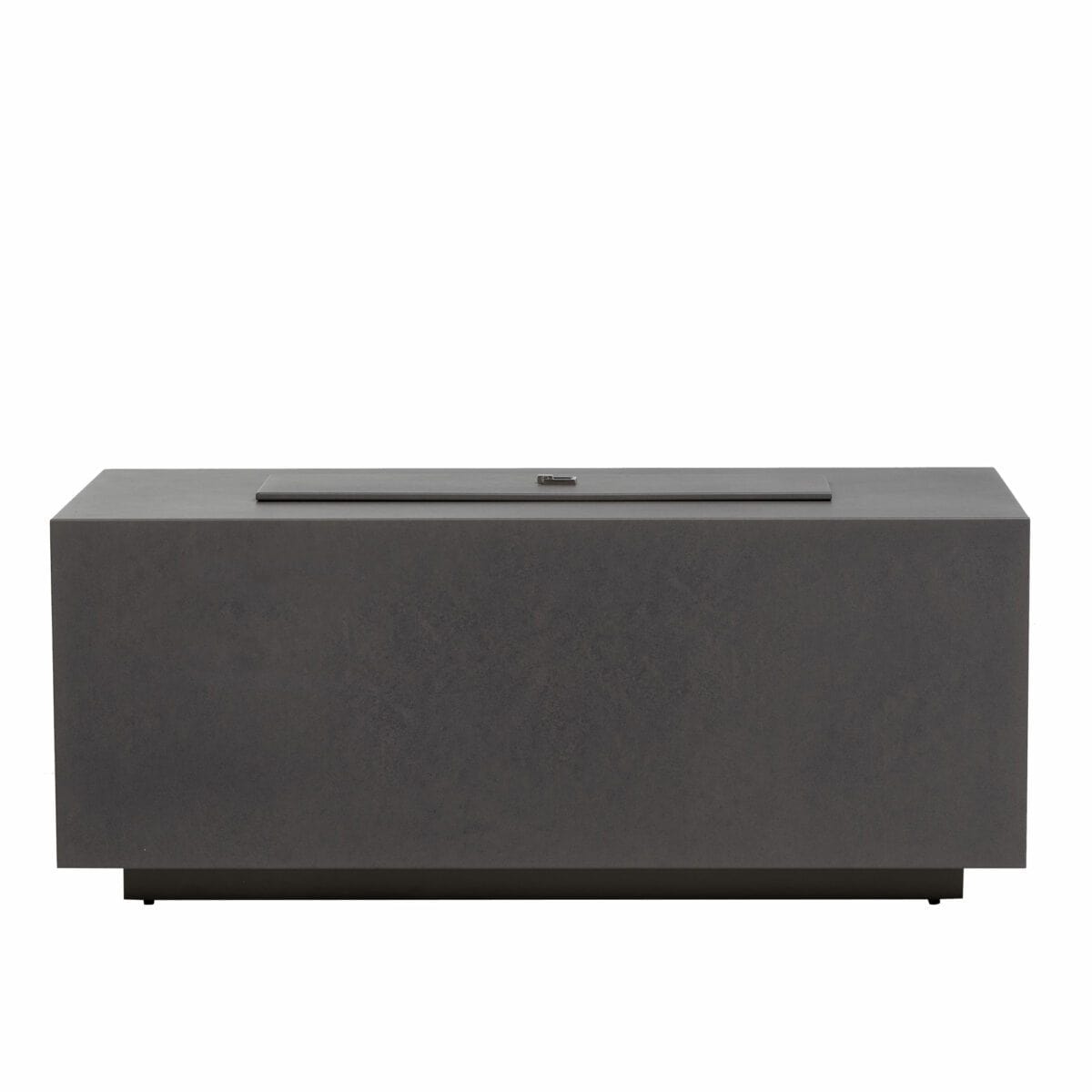 Ratana Heaters & Fire Tables Fiamma 54" x 22.5" Rectangle Fire Pit w/Lid