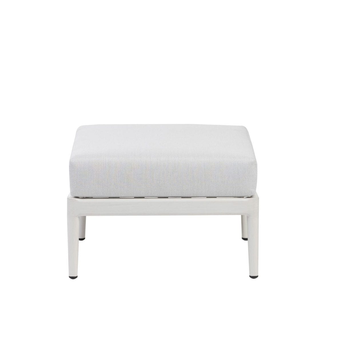 Ratana Ottoman Whitewash Poinciana Ottoman