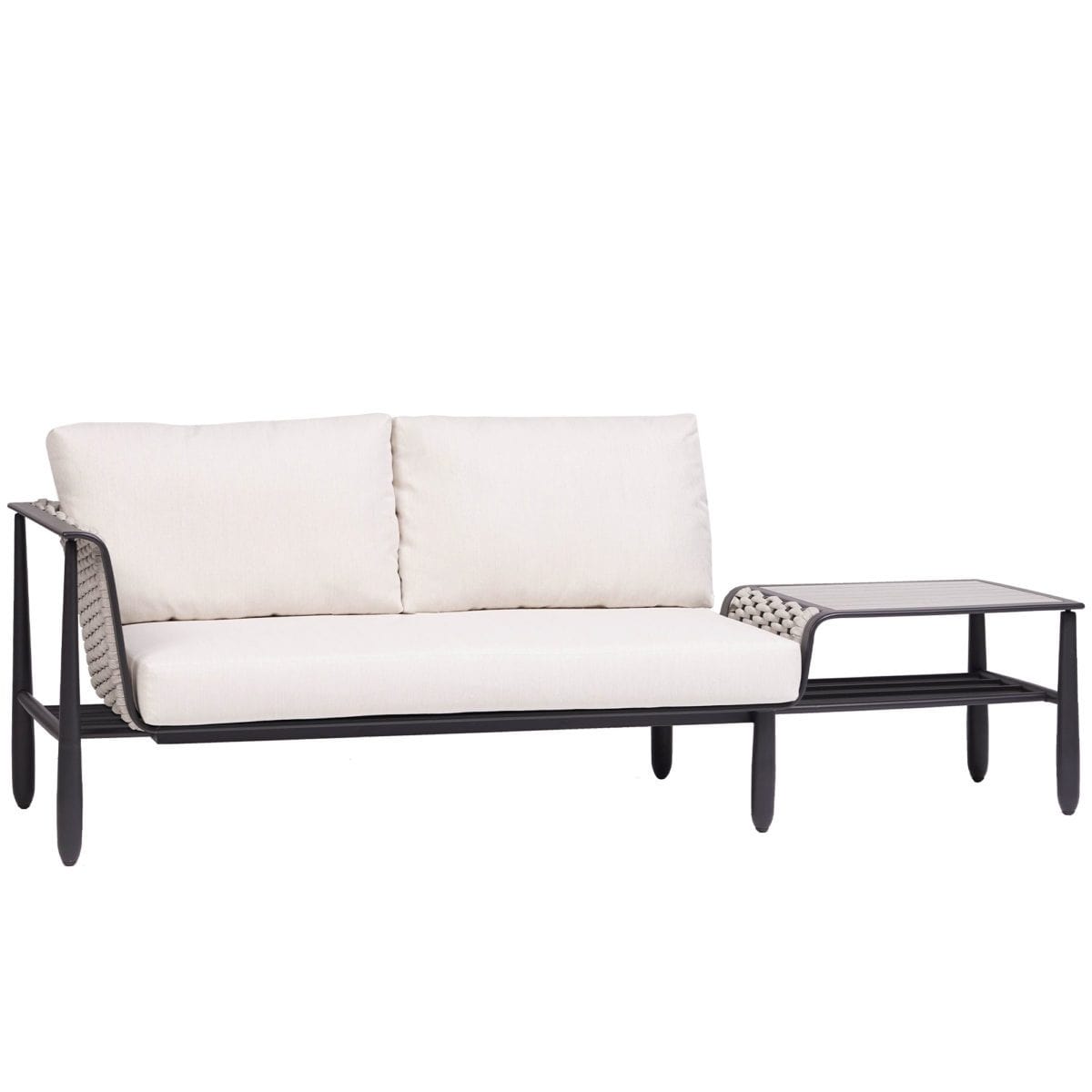 Ratana Sectional Diva 2-Seater Left Arm w/Corner Table