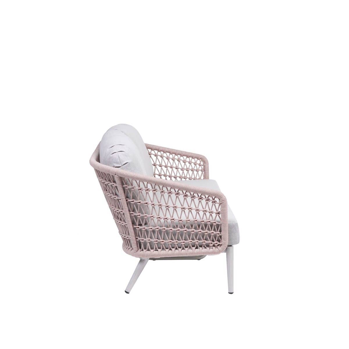 Ratana Sofa Pink/Whitewash Poinciana Sofa