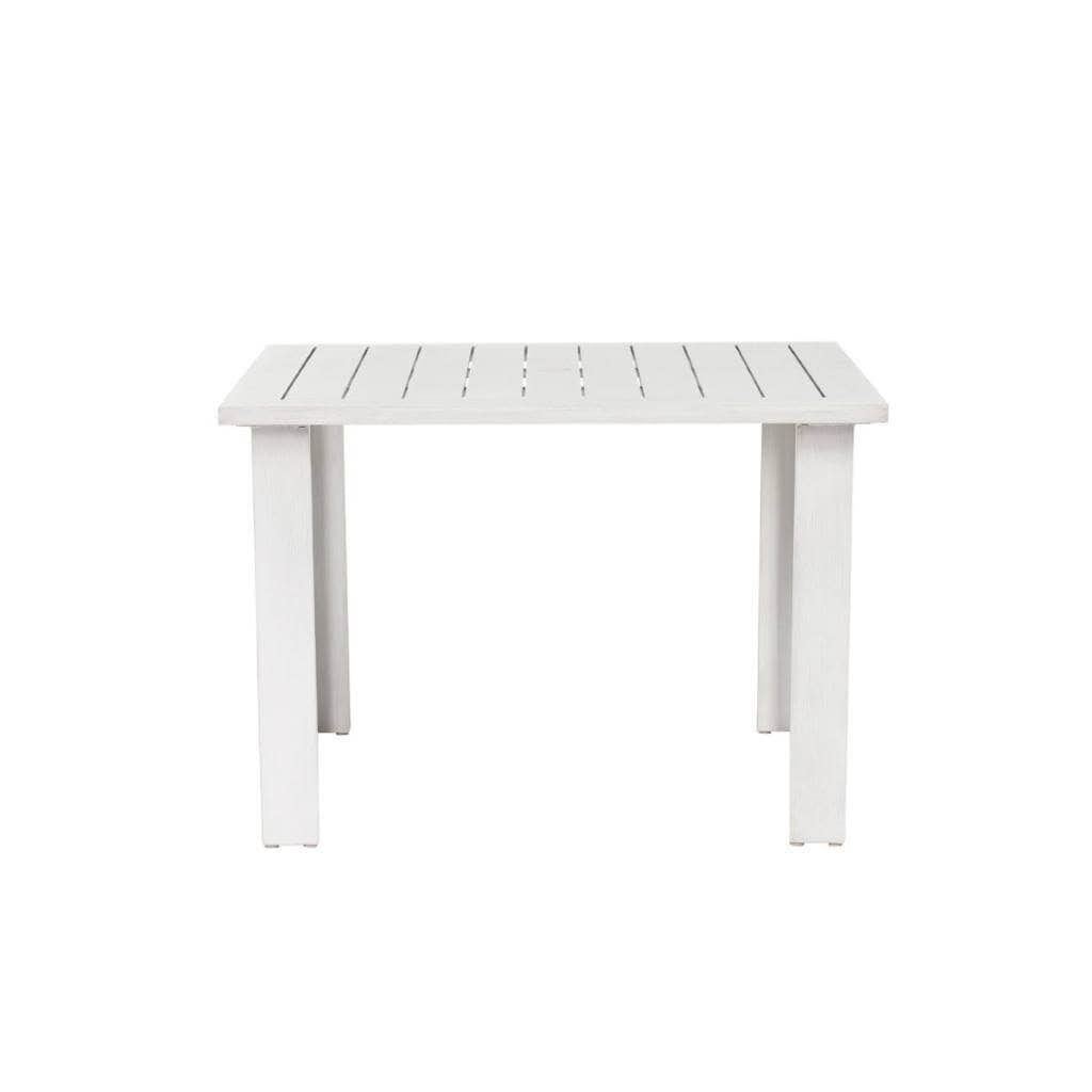 Ratana Table Limo 43" Square Dining Table with Umbrella Hole