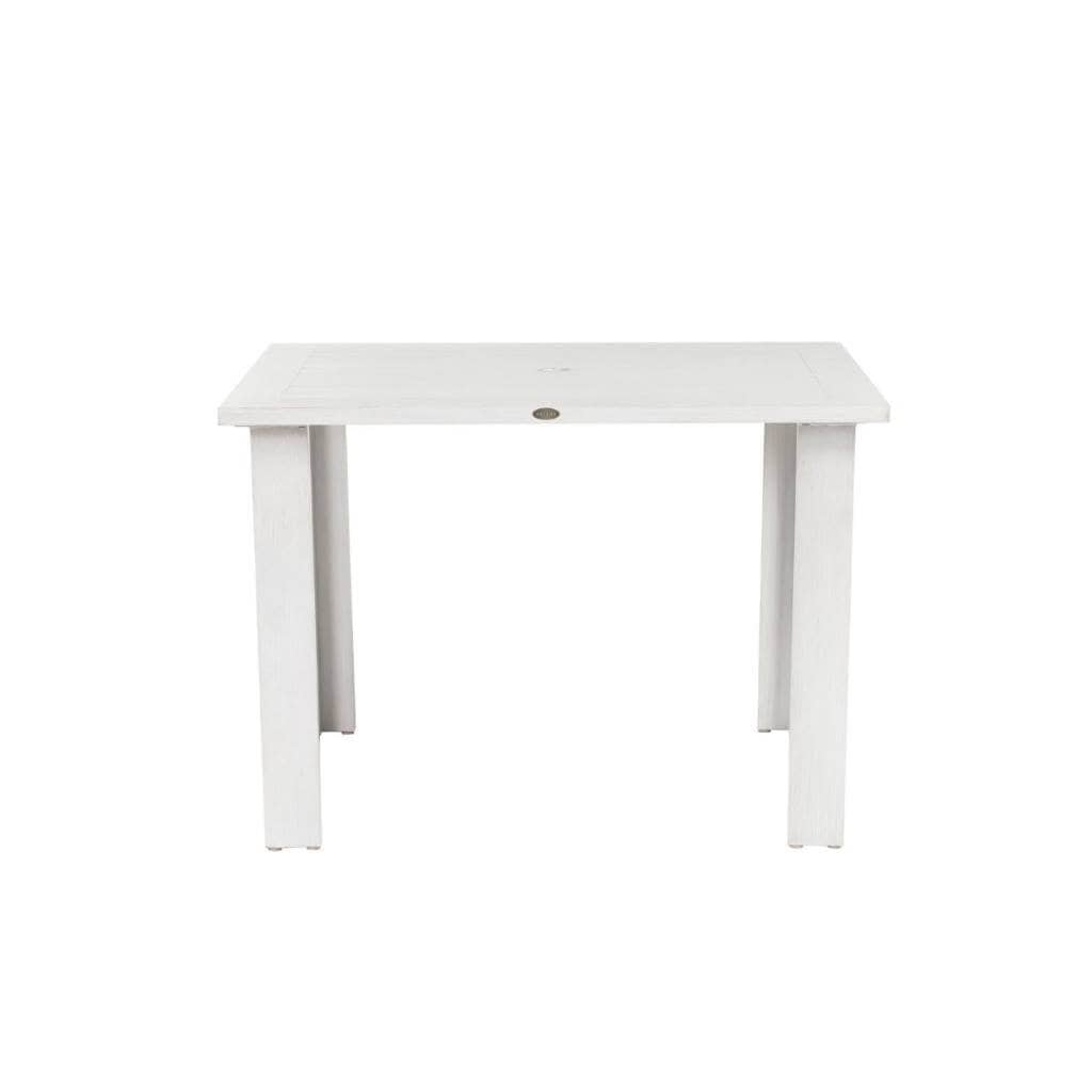 Ratana Table Limo 43" Square Dining Table with Umbrella Hole