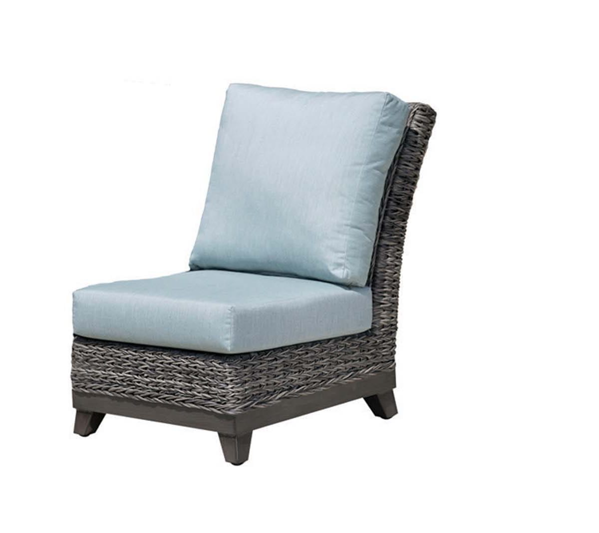 Ratana wicker Boston Armless Chair