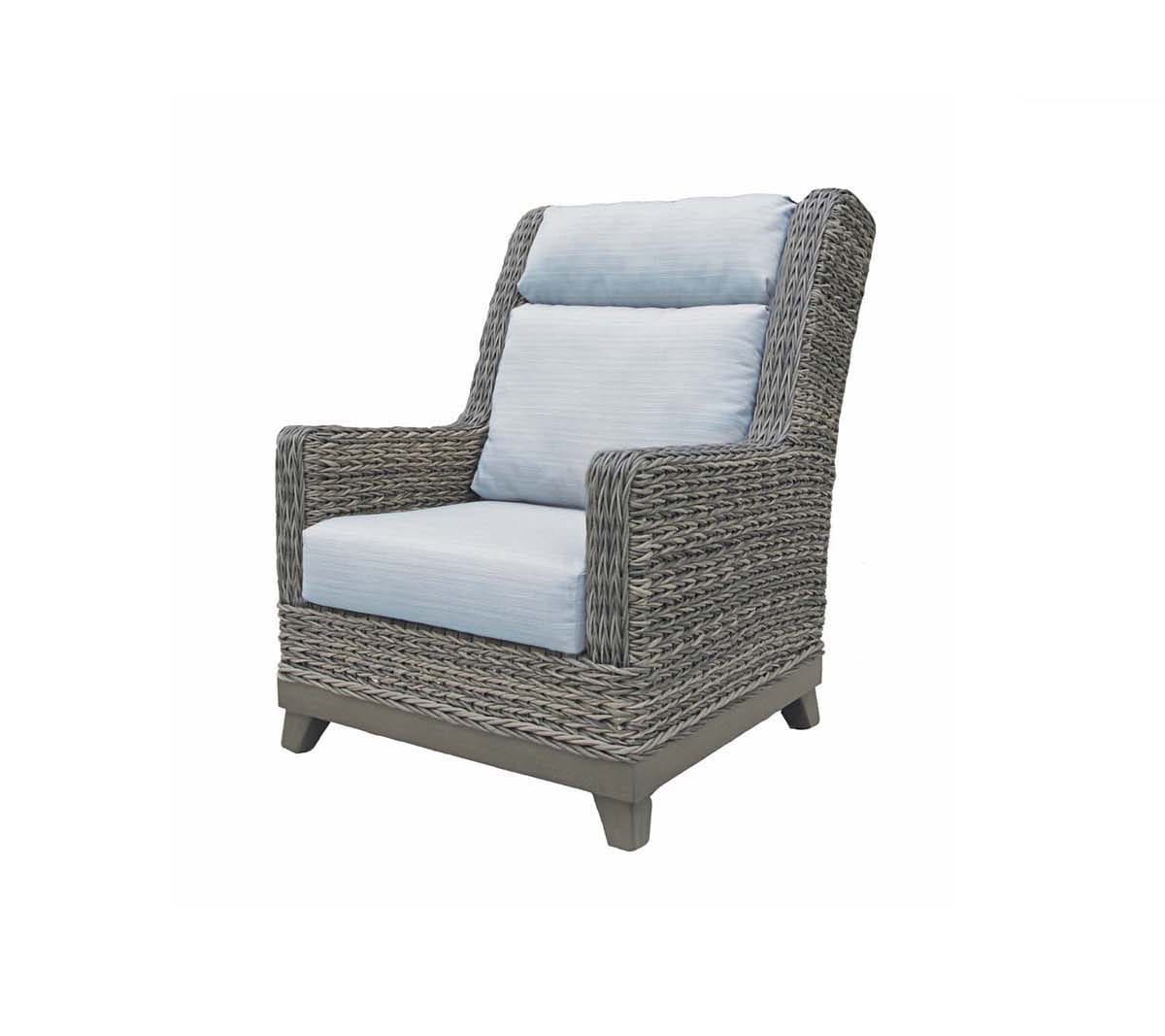 Ratana wicker Boston High Back Wing Chair