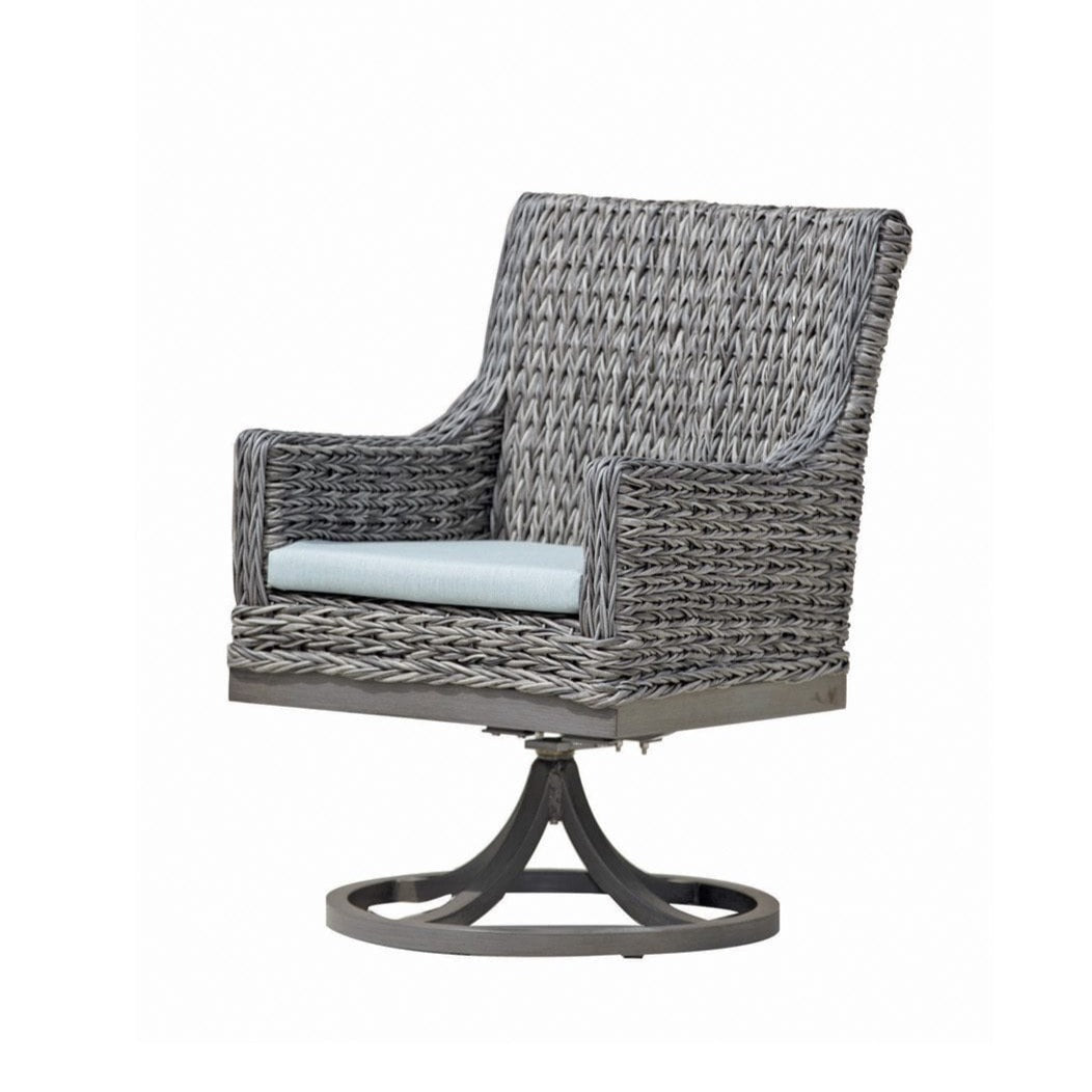 Ratana wicker Boston Swivel Dining Arm Chair