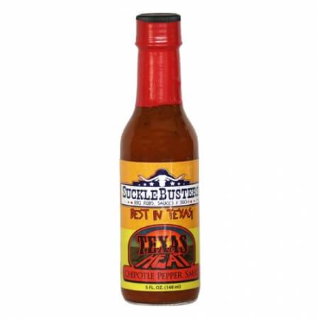 Sucklebusters BBQ Sauce Texas Heat Sauce Chipotle 5 Fl oz