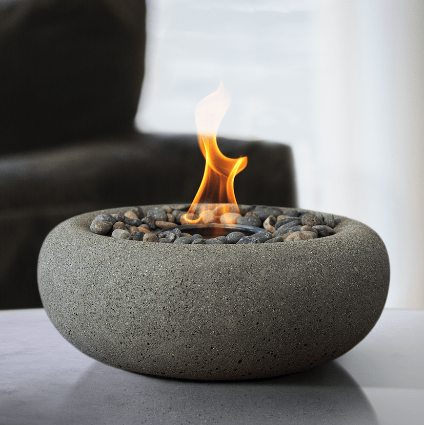 Terra Flame Heaters & Fire Tables Zen Table Top Fire Bowl Graphite