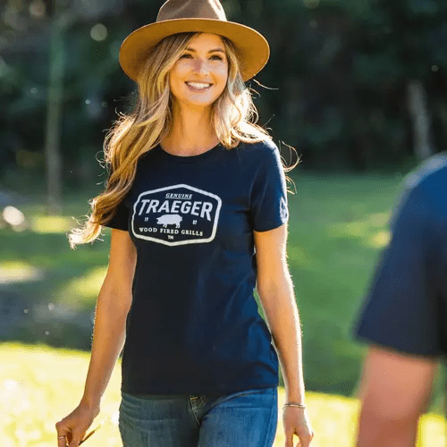 Traeger Apparel Traeger Women's Certified T-Shirt - Navy/Heather