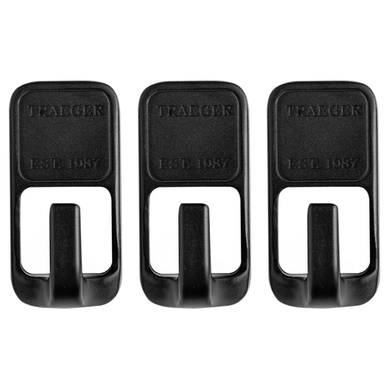 Traeger Grill Hopper Magnetic Tool Hooks - 3 Piece Set